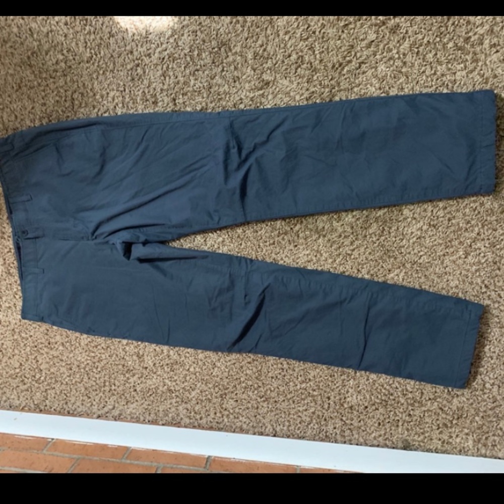 Men’s Lined stretch Chino Pants Navy 36W x 34L